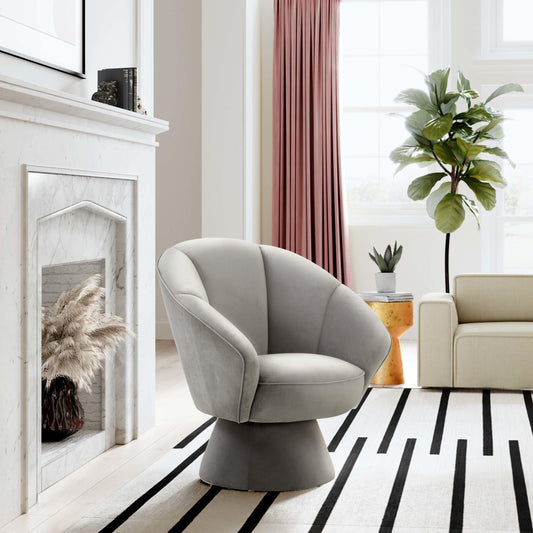 Allora Grey Accent Chair