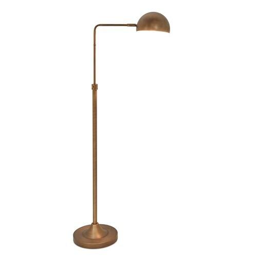 Sheldon Floor Lamp Aged Brass