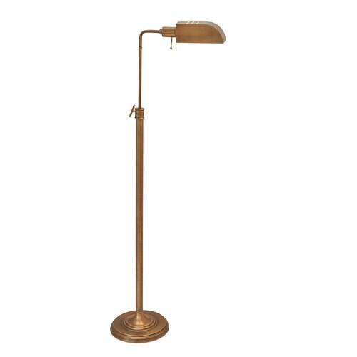 Simone Floor Lamp Aged Brass