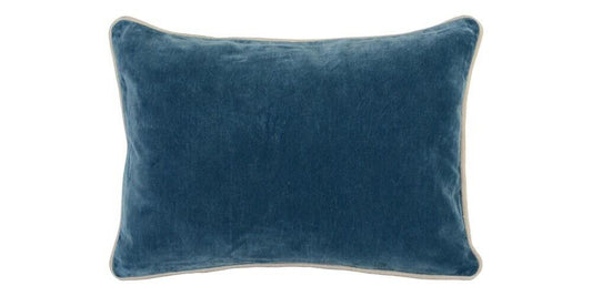 Heirloom Velvet Marine Pillow Cover