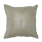 Leather Pike Gray Pillow Cover + Insert