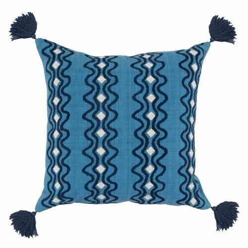 Arya Parisian Blue Navy Pillow Cover