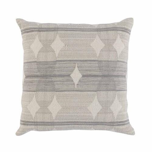 Enzo Gray Pillow Cover + Insert