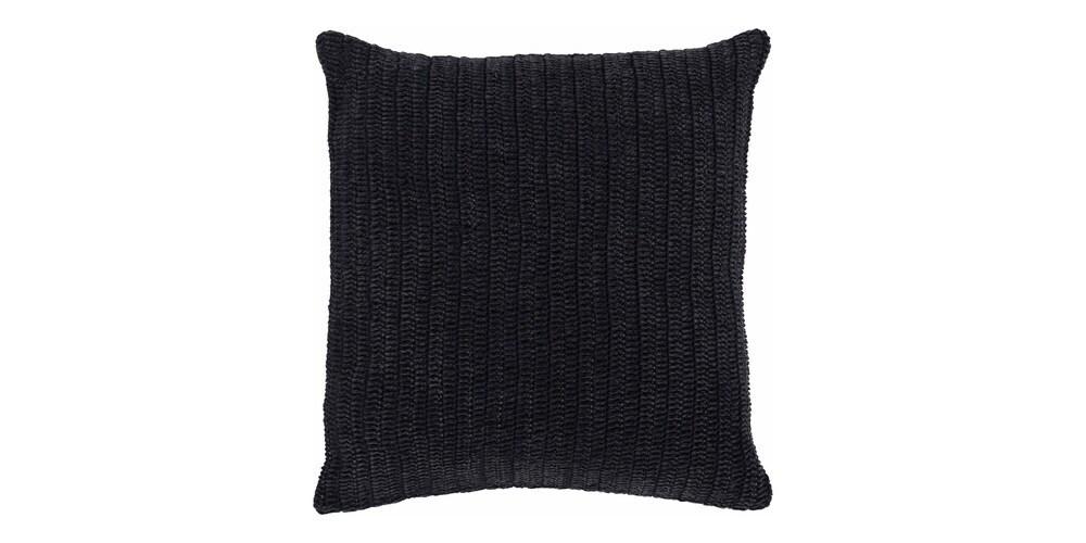 Macie Black Pillow Cover + Insert