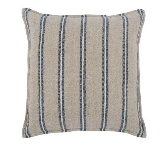 Delgada Natural Blue Pillow Cover