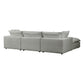 Cali Slate Tweed Modular 4 Piece Sectional