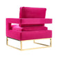 Avery Pink Velvet Chair