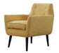 Clyde Mustard Yellow Linen Chair