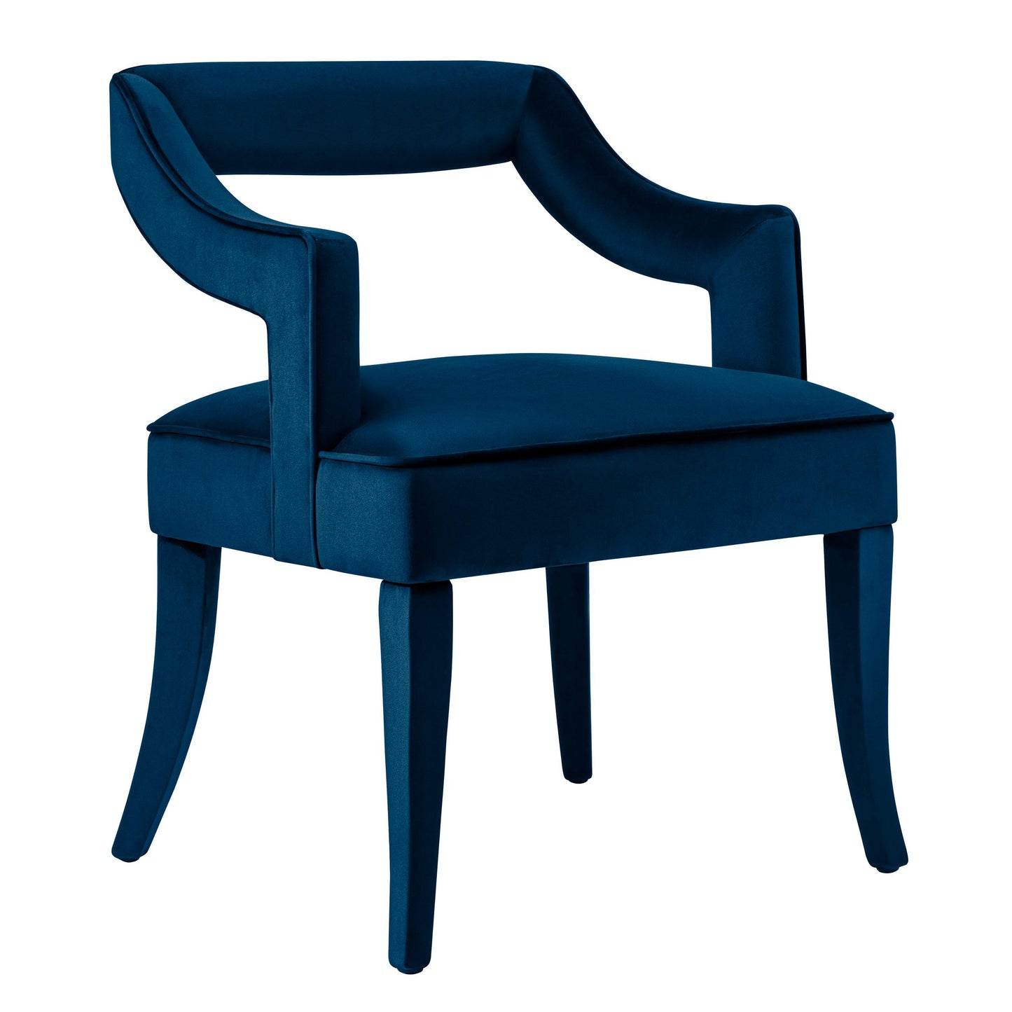 Tiffany Navy Velvet Chair