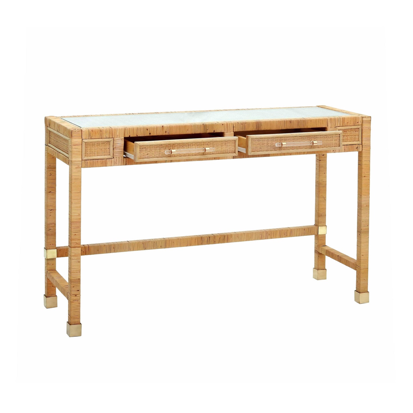 Amara Natural Rattan Desk