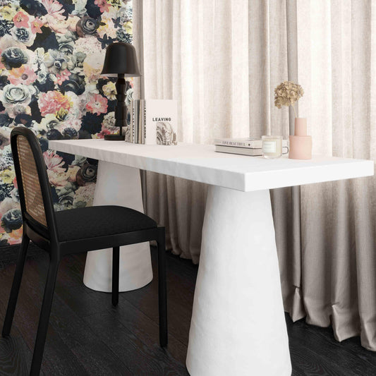 Dayana Desk in Faux Plaster