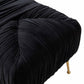 Jessica Black Velvet Bench by Inspire Me! Home Decor