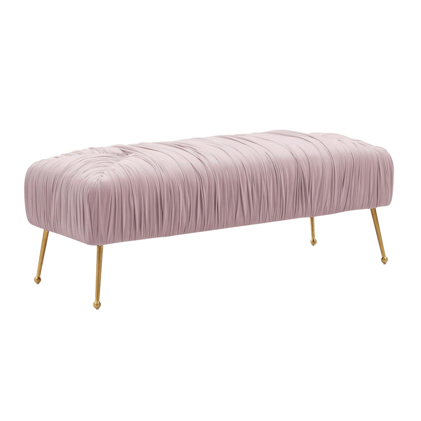 Jessica Mauve Velvet Bench by Inspire Me! Home Decor