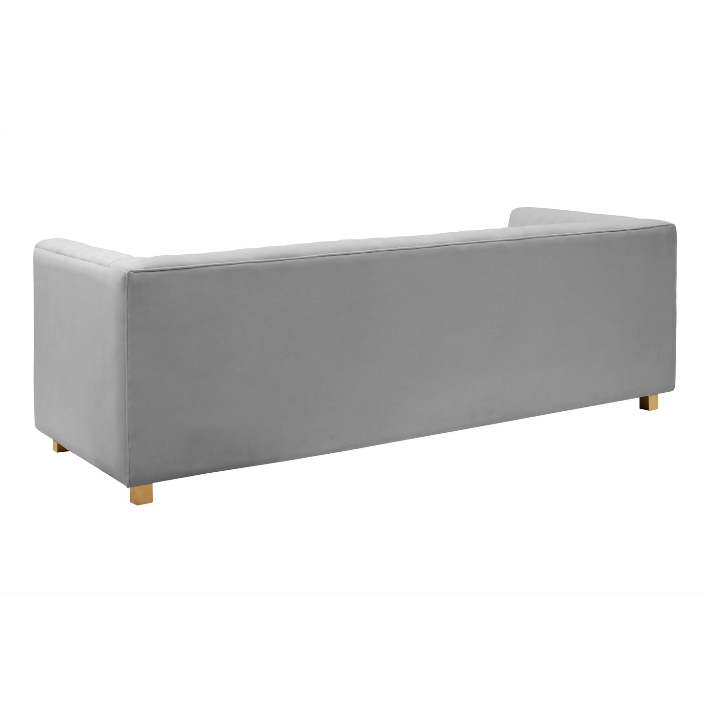 Wafa Light Grey Velvet Sofa by Inspire Me! Home Decor