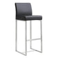 Denmark Black Stainless Steel Barstool (Set of 2)