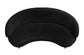 Baila Black Velvet Sofa