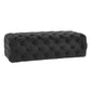 Kaylee Jumbo Black Velvet Ottoman