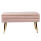 Ziva Blush Storage Bench