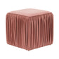 Morgan Mauve Pleated Ottoman