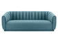 Arno Sea Blue Velvet Sofa