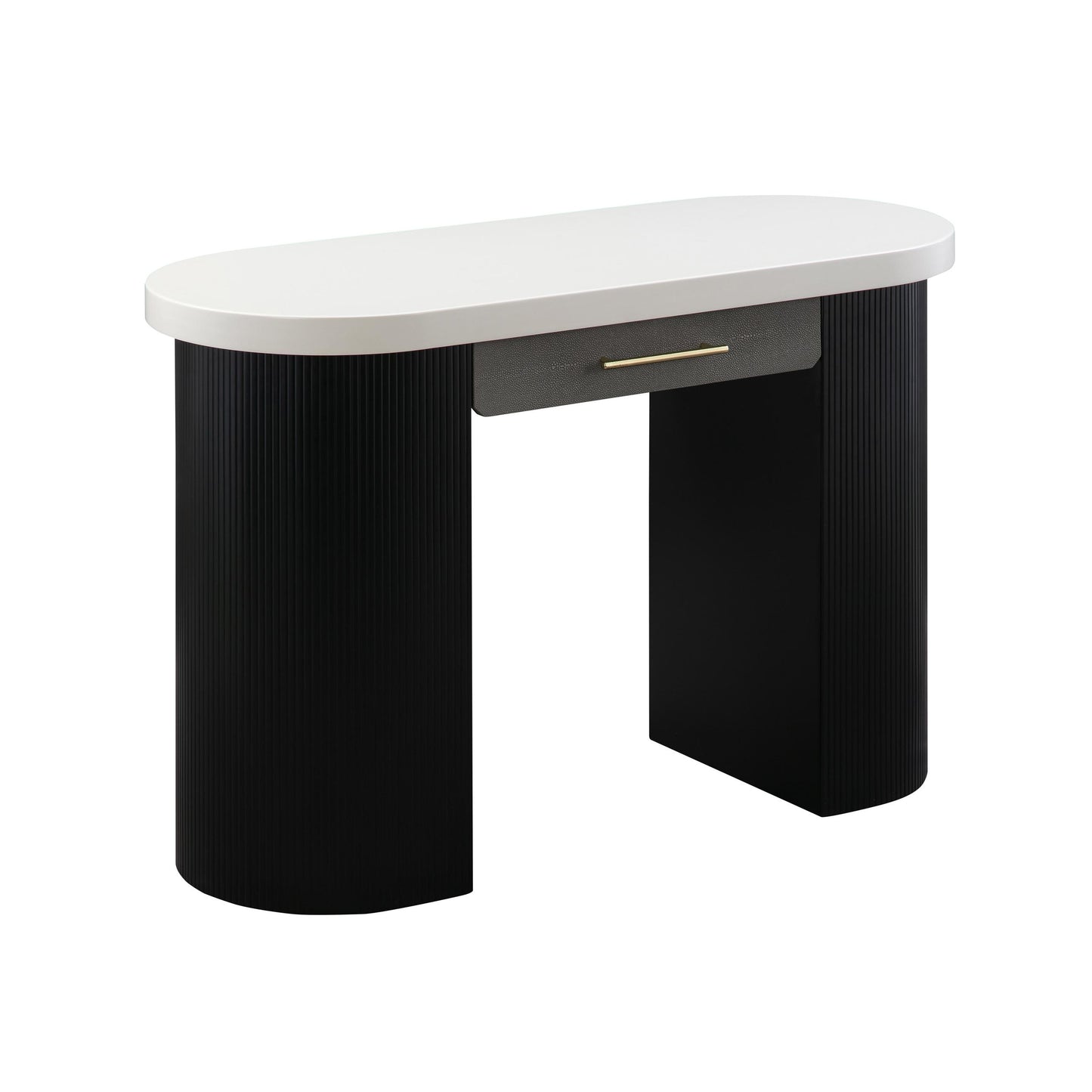 Makai Cream and Charcoal Desk/Console