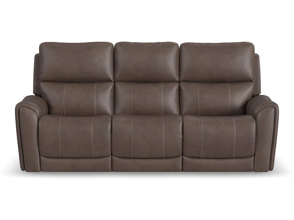 Carter Power Reclining Sofa with Console and Power Headrests and Lumbar