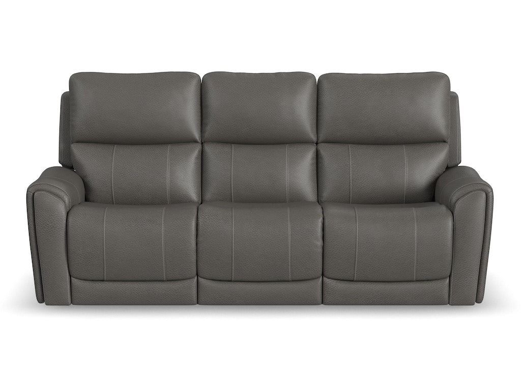 Carter Power Reclining Sofa with Console and Power Headrests and Lumbar