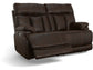 Clive Power Reclining Loveseat with Power Headrests and Lumbar