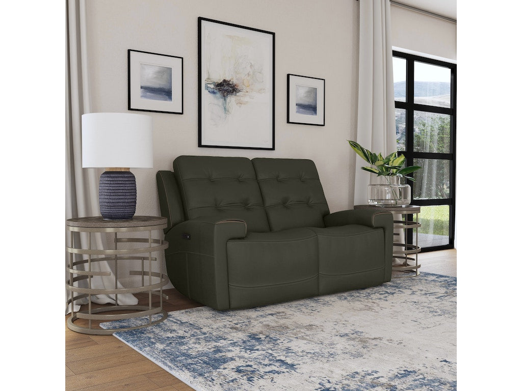 Iris Power Reclining Loveseat with Power Headrests