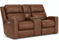 Score Power Reclining Loveseat with Console and Power Headrests and Lumbar