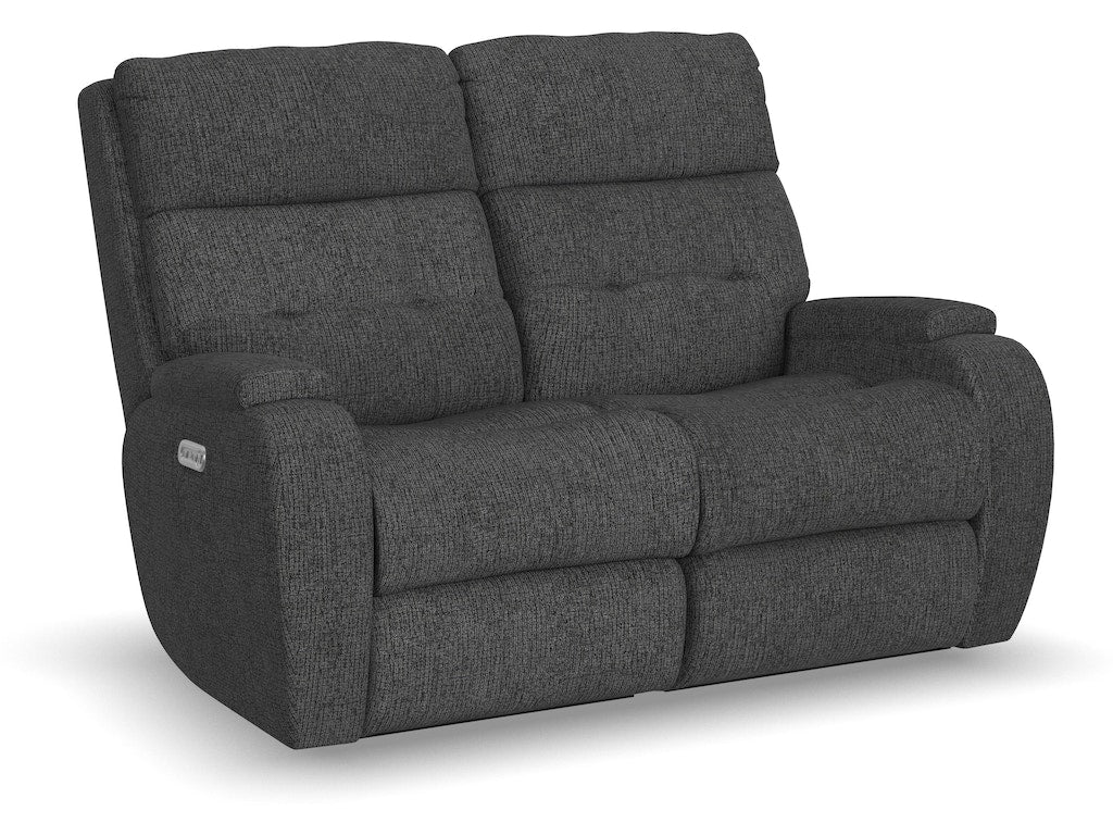 Strait Power Reclining Loveseat with Power Headrests