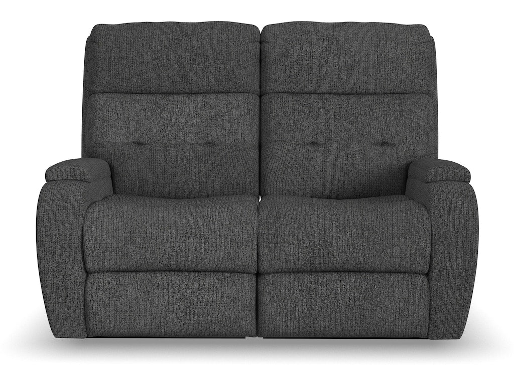 Strait Power Reclining Loveseat with Power Headrests