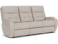 Strait Power Reclining Sofa with Power Headrests