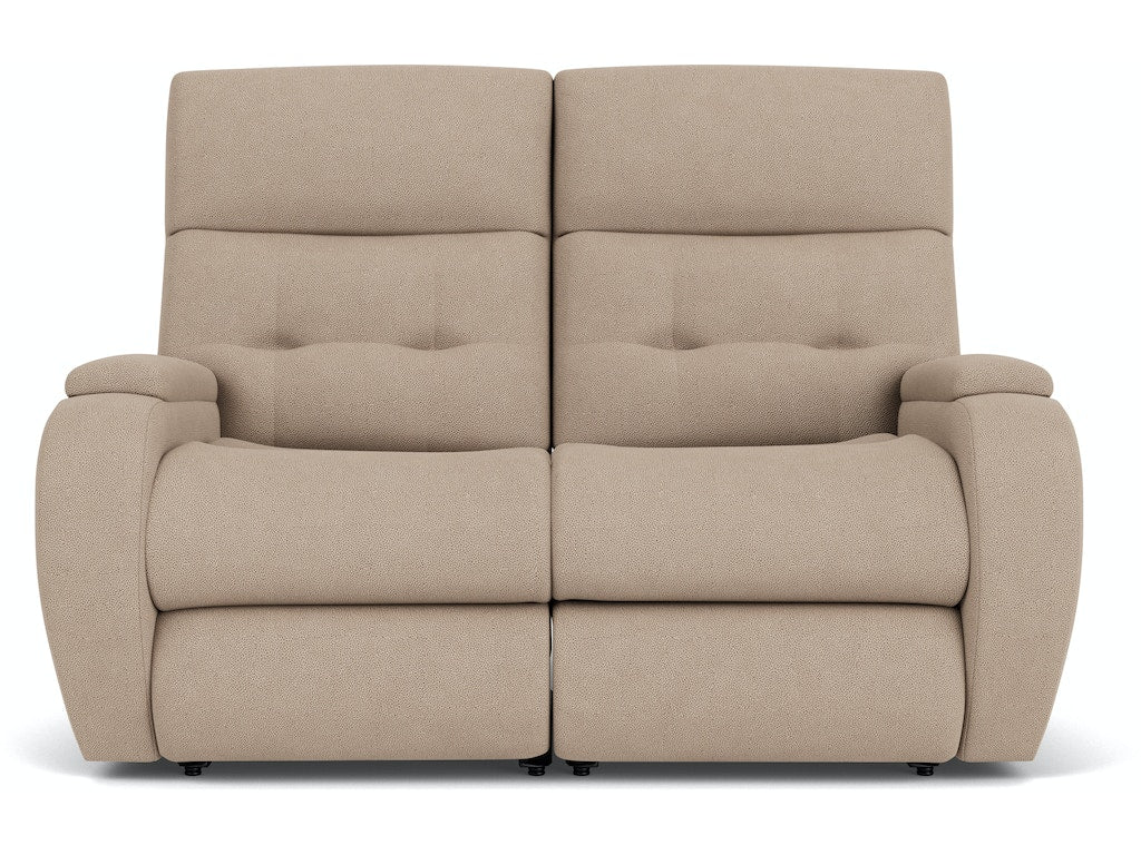 Strait Power Reclining Loveseat with Power Headrests