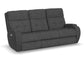 Strait Power Reclining Sofa with Power Headrests