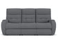 Strait Power Reclining Sofa with Power Headrests