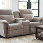 Jay Power Reclining Loveseat w/ Headrest, Lumbar & Console