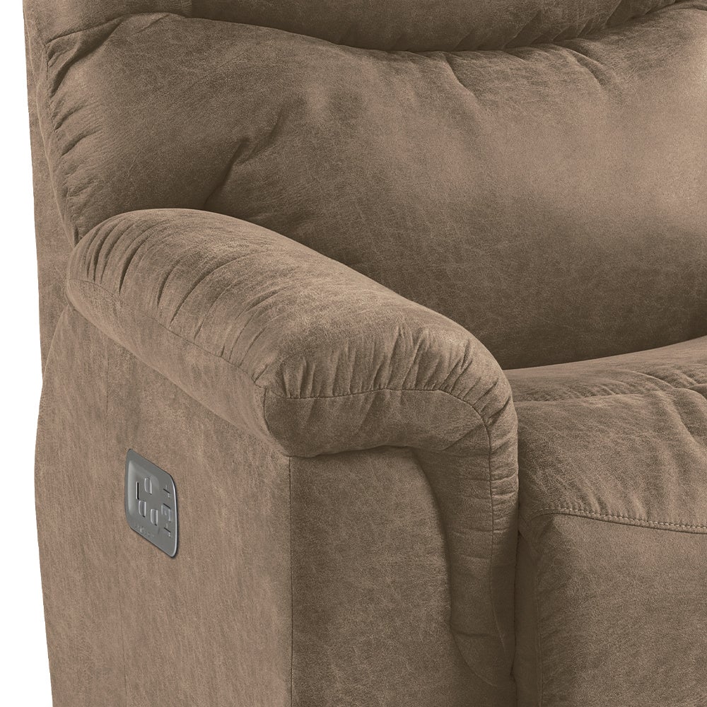 James Power Reclining Loveseat w/ Headrest