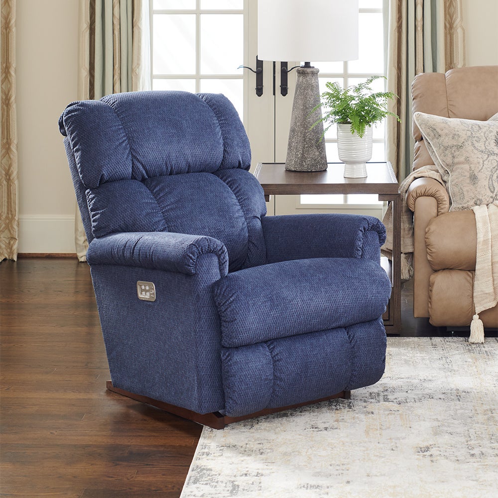 Pinnacle Power Rocking Recliner w/ Headrest & Lumbar