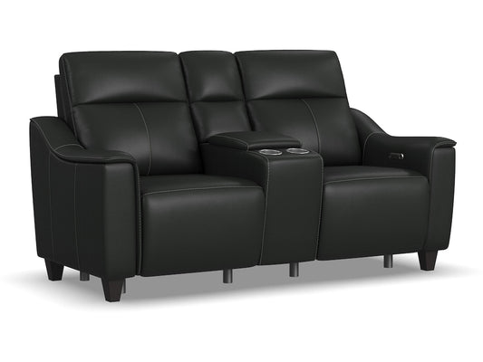 Walter Power Reclining Loveseat with Console and Power Headrests