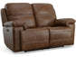 Fenwick Power Reclining Loveseat with Power Headrests