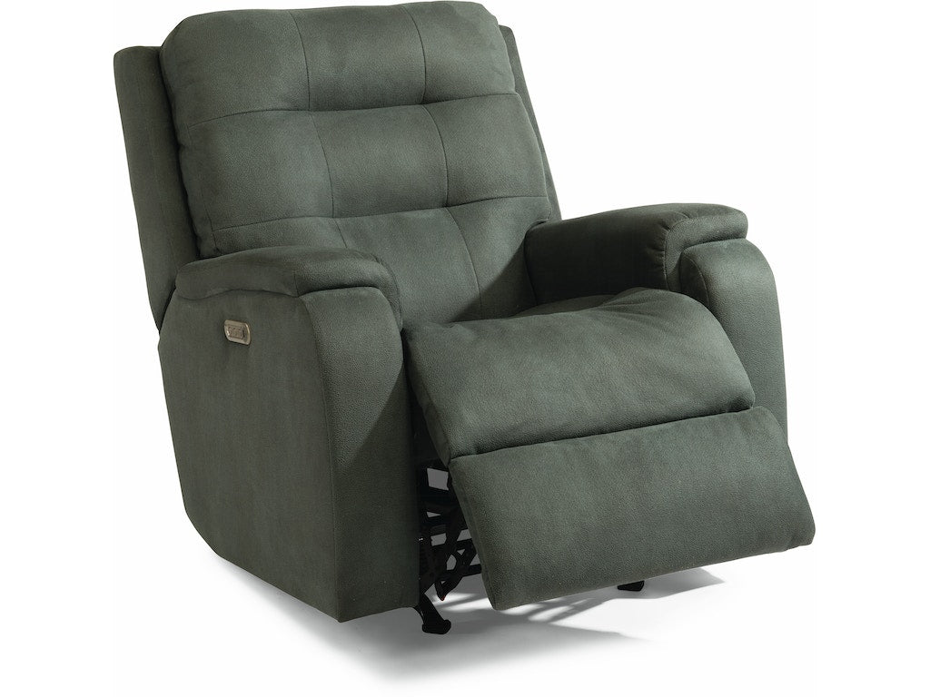 Arlo Power Rocking Recliner with Power Headrest and Lumbar