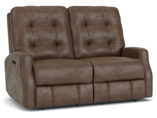 Devon Power Reclining Loveseat with Power Headrests