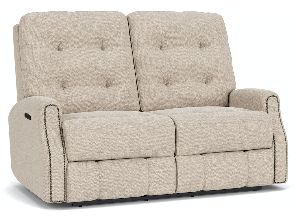 Devon Power Reclining Loveseat with Power Headrests