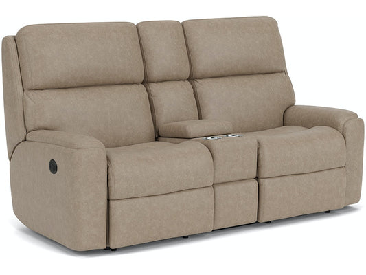 Rio Power Reclining Loveseat with Console