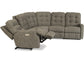 Devon Power Reclining Sectional with Power Headrests