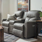 Hawthorn Power Reclining Loveseat w/ Headrest & Console