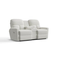 Hawthorn Power Reclining Loveseat w/ Headrest, Lumbar & Console