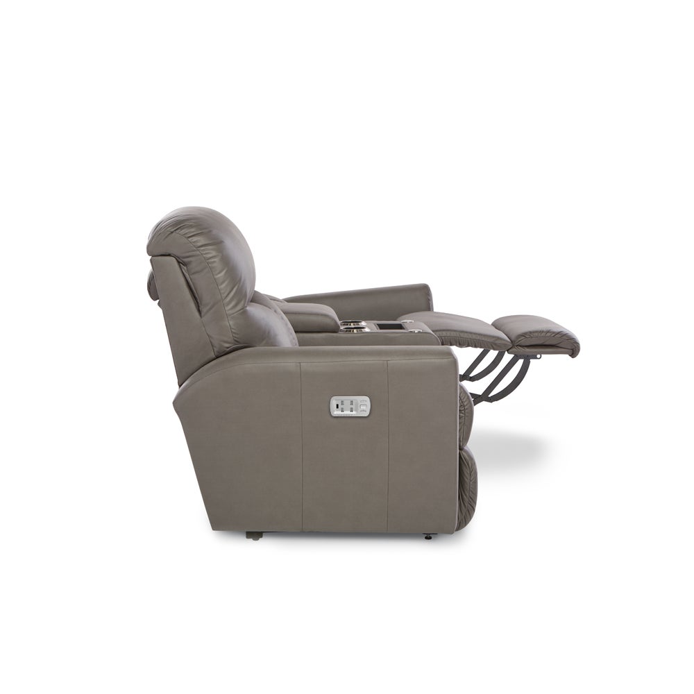 Hawthorn Power Reclining Loveseat w/ Headrest, Lumbar & Console