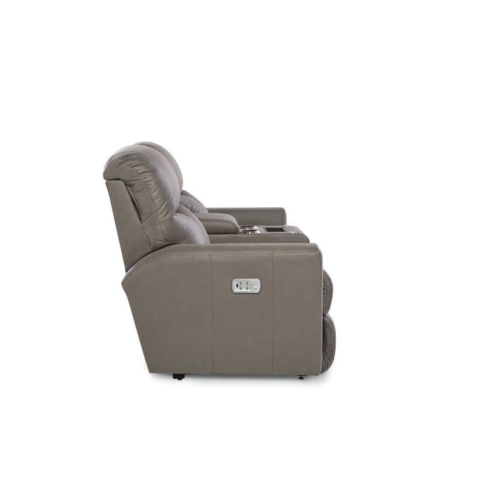 Hawthorn Power Reclining Loveseat w/ Headrest, Lumbar & Console